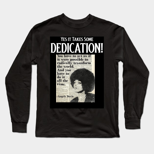 Angela Davis Long Sleeve T-Shirt by Black Expressions